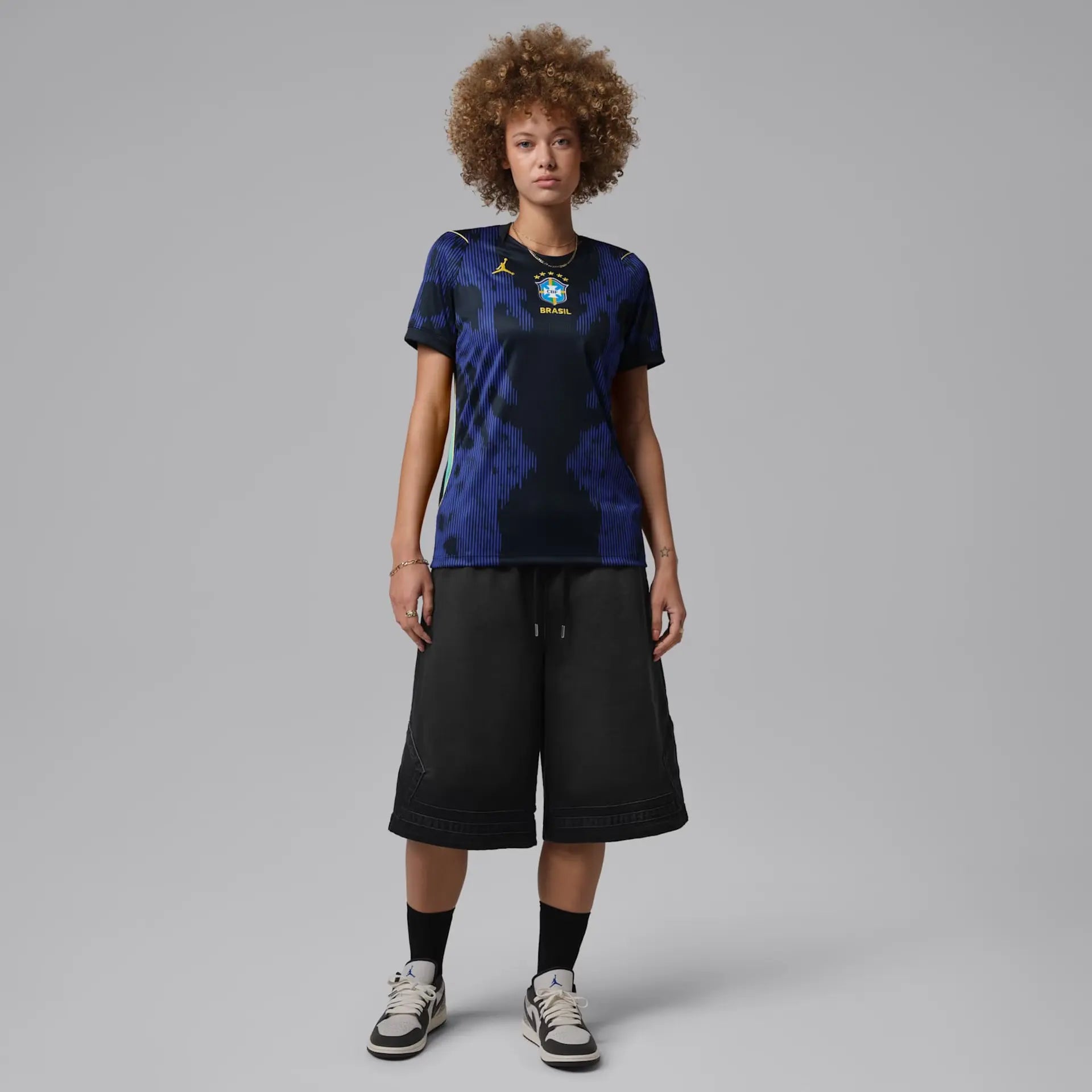 Camisa Feminina do Brasil Away Copa 2026 Modelo Torcedora