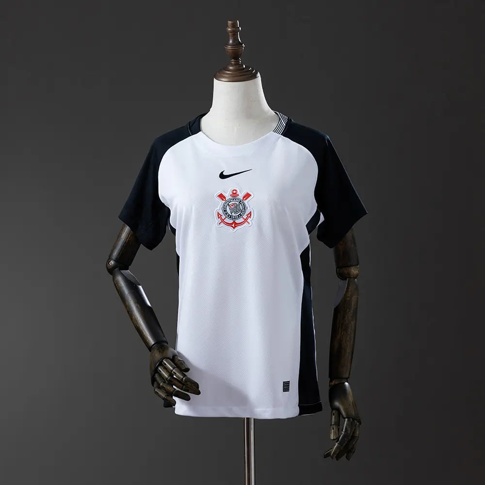 Camisa Feminina do Corinthians 2025/26 Modelo Torcedor