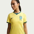 Camisa Feminina do Brasil Amarela Copa 2026 Modelo Torcedor