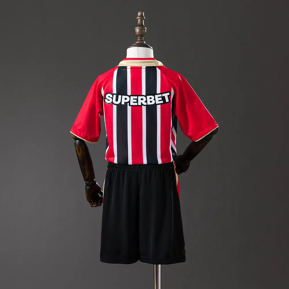Conjunto Infantil do São Paulo Home 2025/26