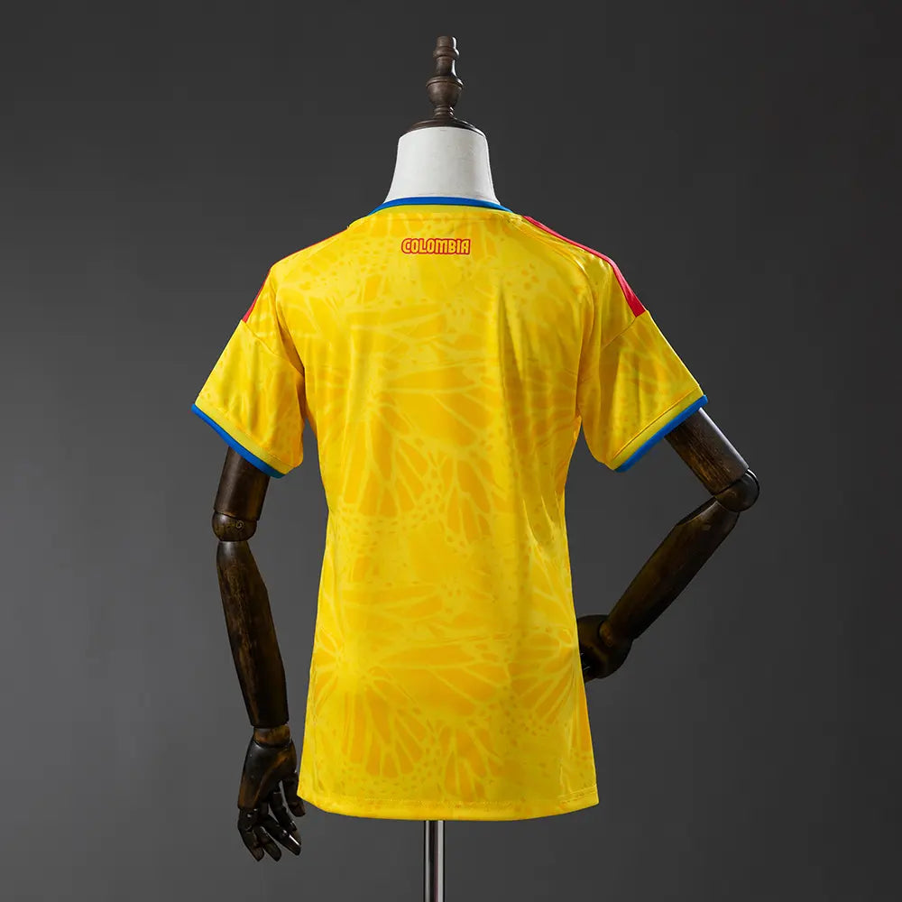 Camisa Feminina da Colombia Copa 2026 Modelo Torcedora