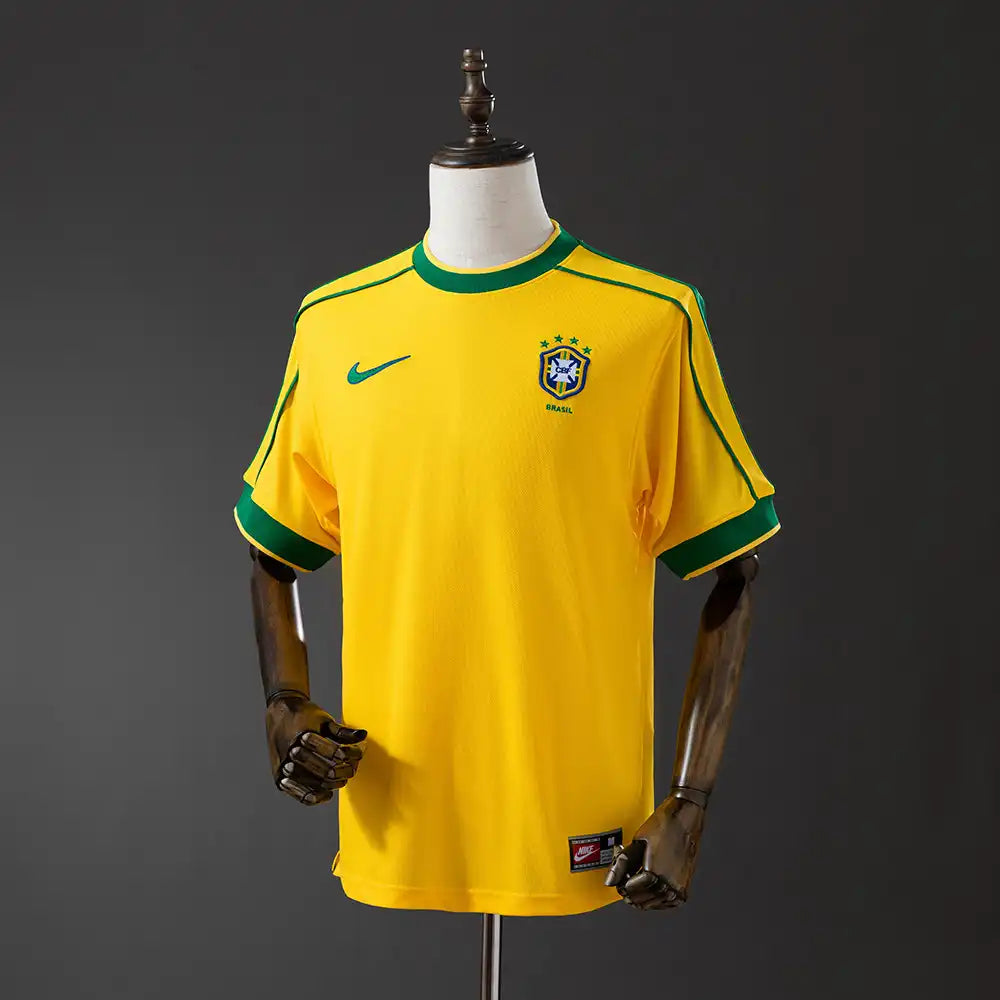 Camisa Retrô Brasil 1998 (Copa França) Home