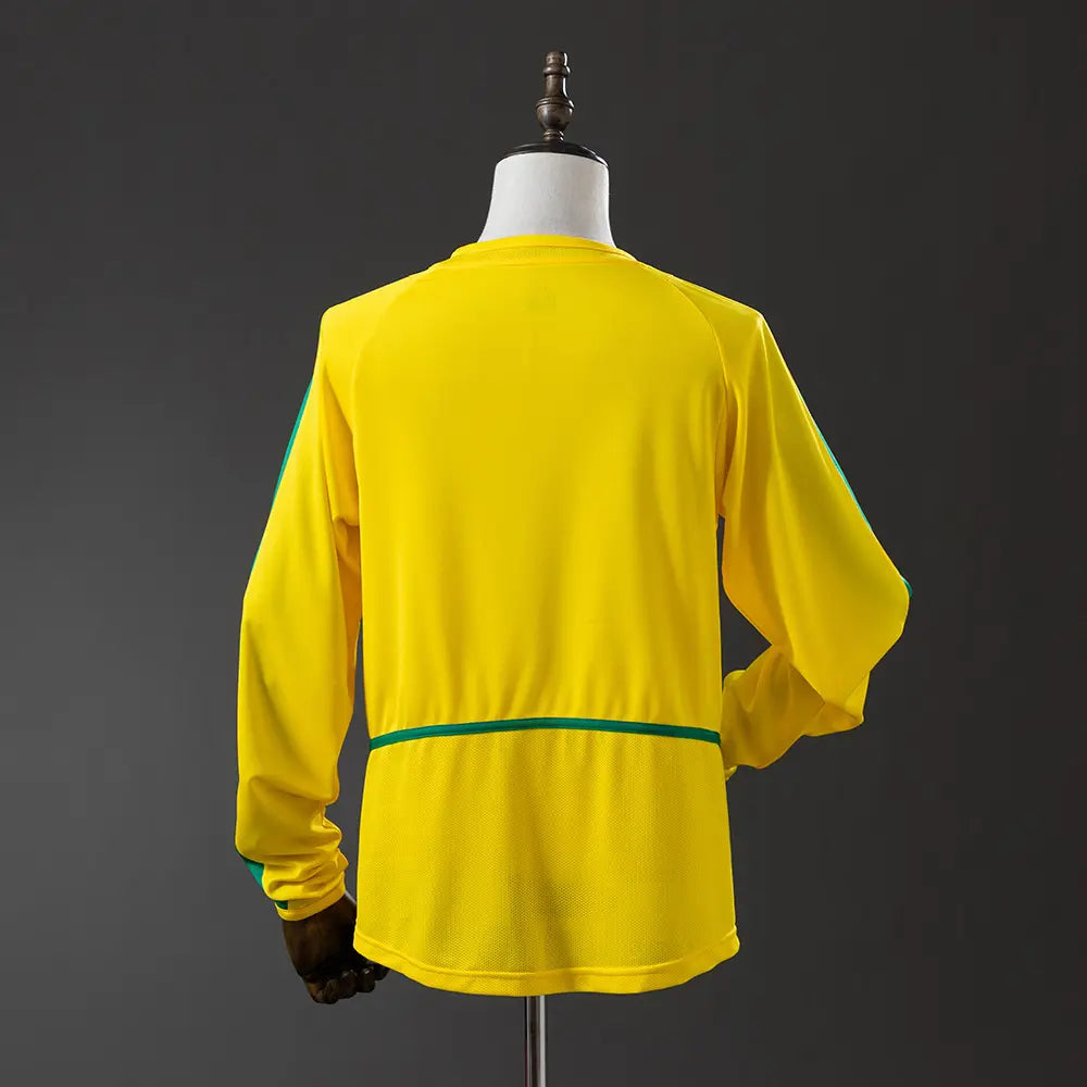 Camisa Retrô Brasil 2002 (Penta — Ronaldo) Home