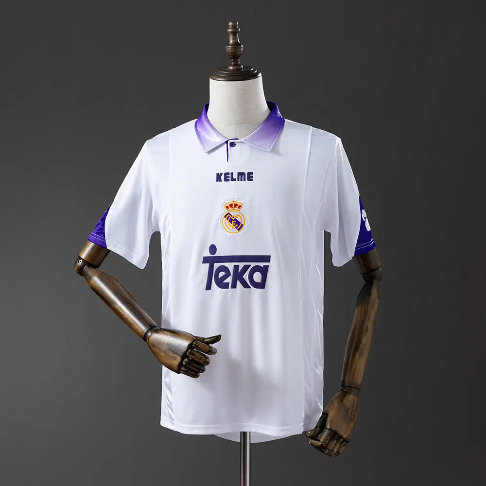 Camisa Retrô Real Madrid 1997-98 (Zidane/Raúl)