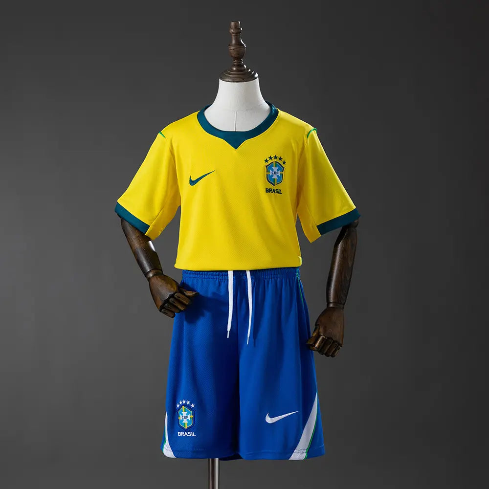 Conjunto Infantil do Brasil Amarelo Copa 2026
