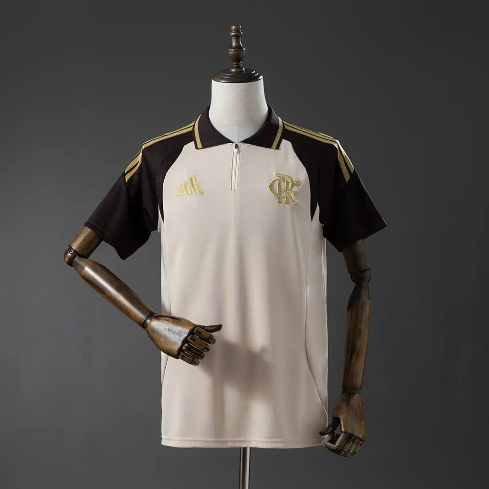 Camisa de Treino do Flamengo Bege 2026/27 Modelo Torcedor