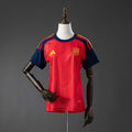 Camisa Feminina da Espanha 2026 Modelo Torcedora