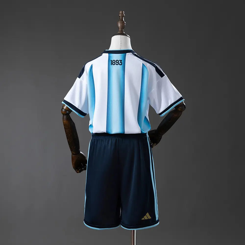 Conjunto Infantil da Argentina Copa 2026 Home