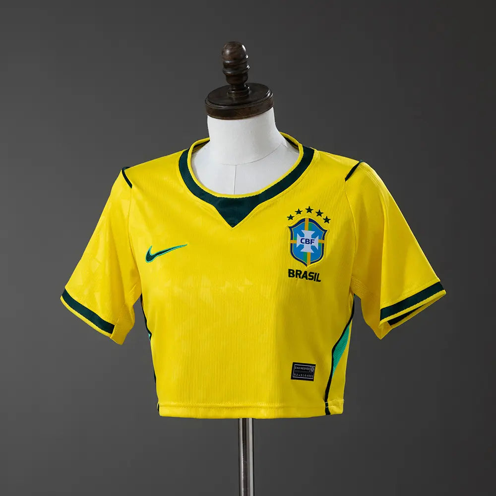 Camisa do Brasil Feminina Cropped Copa 2026