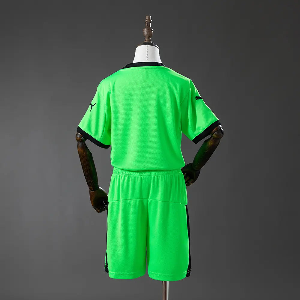 Conjunto Infantil do Portugal Verde Fluorescente Copa 2026
