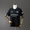 Camisa do Manchester City Away Preta 25/26 Modelo Torcedor
