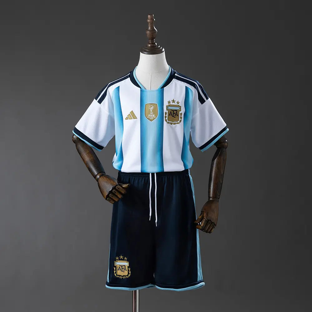 Conjunto Infantil da Argentina Copa 2026 Home