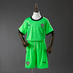 Conjunto Infantil do Portugal Verde Fluorescente Copa 2026