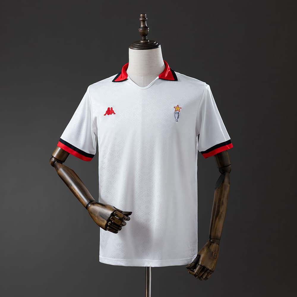 Camisa Retrô AC Milan 1989-90 (Gullit/Van Basten)