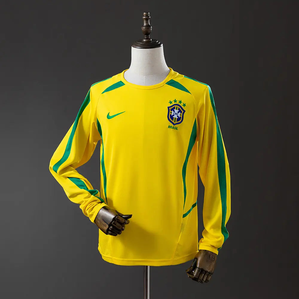 Camisa Retrô Brasil 2002 (Penta — Ronaldo) Home
