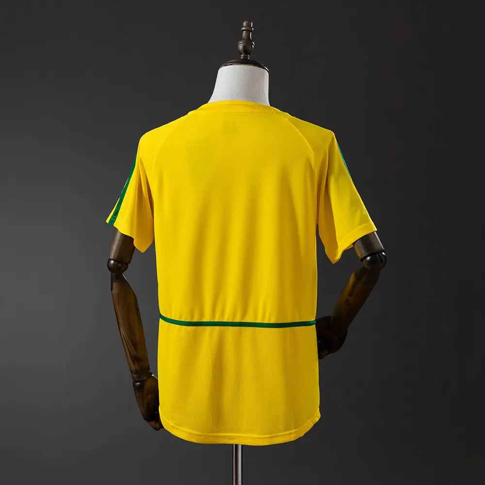 Camisa Retrô Brasil 2002 (Penta — Ronaldo) Home