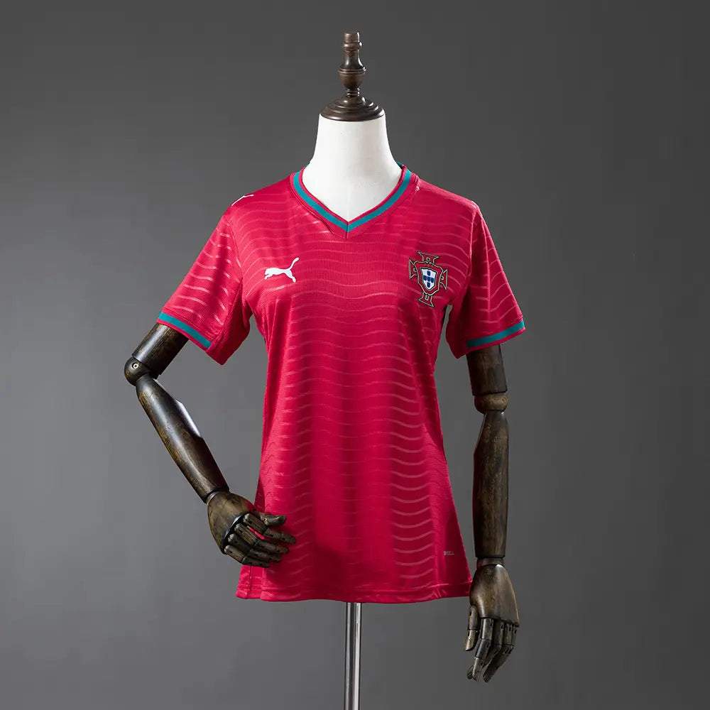 Camisa Feminina do  Portugal Home Copa 2026 Modelo Torcedor