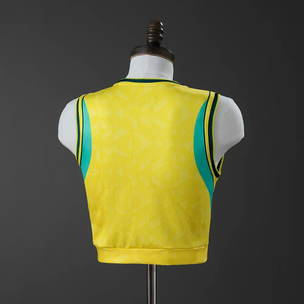 Camisa do Brasil Feminina Cropped Regata Copa 2026