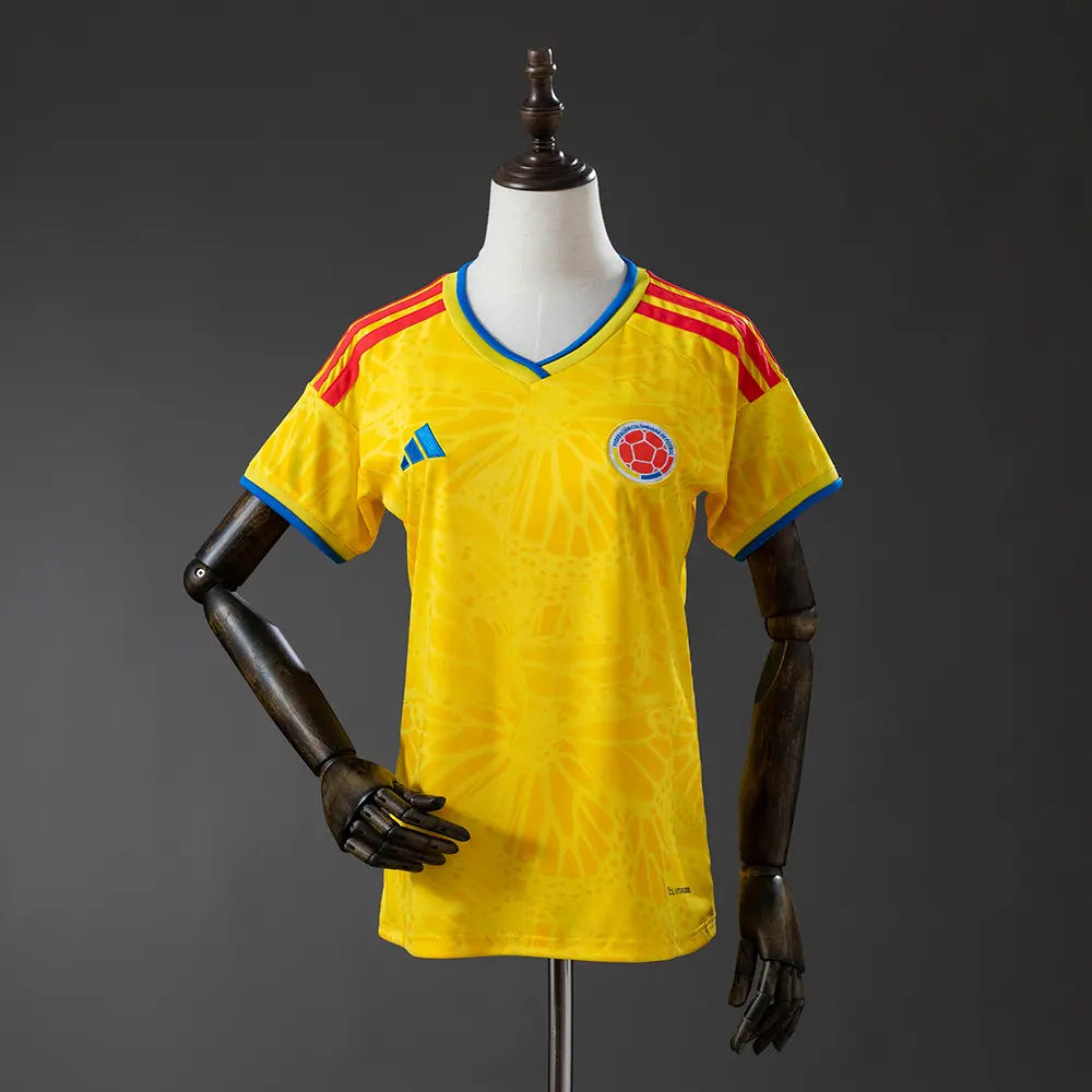 Camisa Feminina da Colombia 2026 Modelo Torcedor