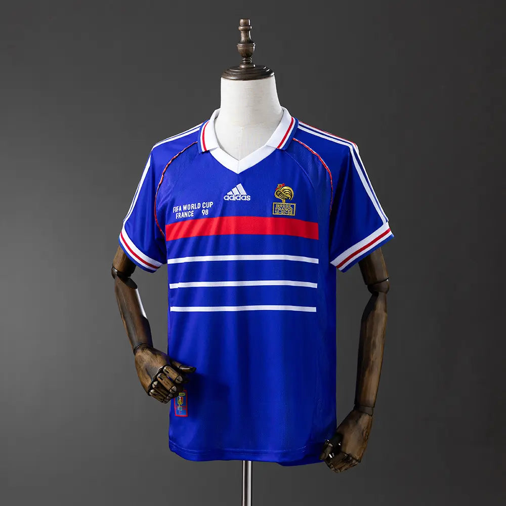 Camisa Retrô França 1998 (Copa França — Zidane)