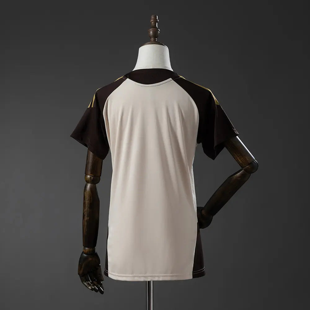 Camisa de Treino Feminina do Flamengo Bege 2026/27 Modelo Torcedor