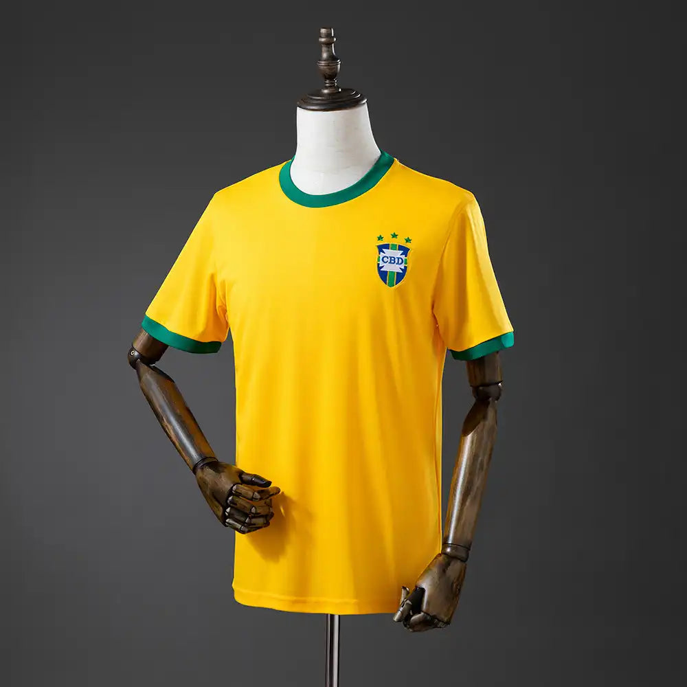 Camisa Retrô Brasil 1970 (Copa do Mundo)